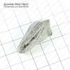 K-Kul-000474 - кристалл кварца, титановое напыление, 37х18х14мм