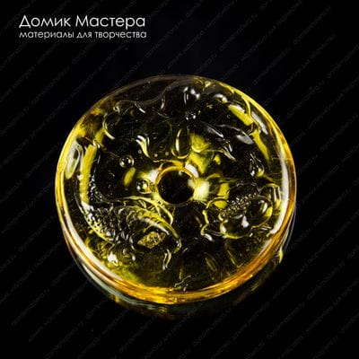 F-Pod-ste-000012 - подвеска, стекло, рыба, рыбка, карп, 42х7мм