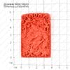 K-Kul-000256 - подвеска, ювелирный пластик, 58х39х7мм