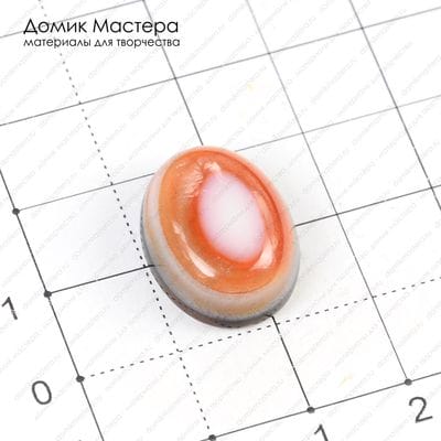 K-K-000746 - агат, "око", кабошон, 19х15х7мм