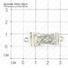 F-Zam-000055 - замок магнитный, стразы стекло, на 1 нить