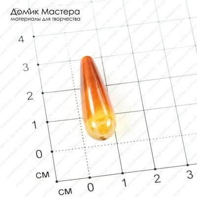 K-Bus-000647 - агат, бусина,  28х8 мм