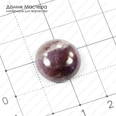 K-K-000306 - аметист, кварц, кабошон, 16х6мм