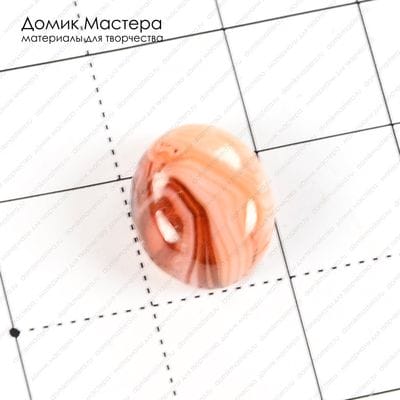 K-K-001033 - агат, кабошон, 12х10х5 мм