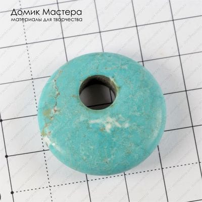 K-Kul-000668 - говлит, тонирован, подвеска, 34х8мм, двояковыпуклая