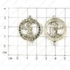F-Pod-s-000088 - подвеска - 33х25мм