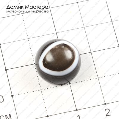 K-K-000753 - агат, "око", кабошон, 15х11мм
