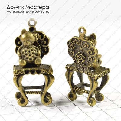 F-Pod-b-000118 - подвеска 3d, 42х20х12мм