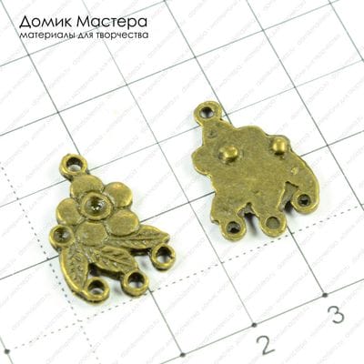 F-Kon-000093 - коннектор, под бронзу, 22х15мм