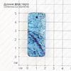 K-Kul-000477 - кварц с титановым напылением, подвеска, 50х20х6мм