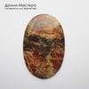 K-K-002364 - яшма, кабошон, натуральный камень, месторождение - Россия, 51х33х4мм