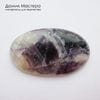 K-K-002391 - флюорит,  кабошон на подложке из стекла, месторождение - Россия, натуральный камень, 50х30х6мм