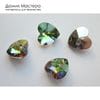 Dek-Str-000065 - подвеска, кристалл, стекло, напыление,  сердце, 14х14мм,  Чехия