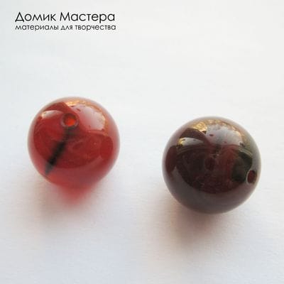 K-Bus-001102 - агат,  пара бусин, натуральный камень, тонирован,   15х15мм