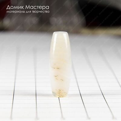 K-Bus-000833 - агат, бусина, натуральный камень, 29х10мм