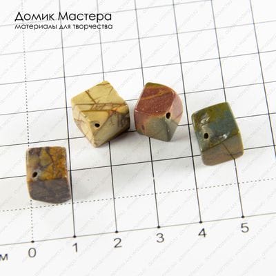 K-Bus-000863 - яшма, комплект бусин, натуральный камень, примерный размер 10х10мм
