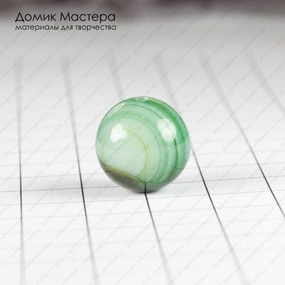 K-Bus-000872 - агат, бусина, тонирована, натуральный камень, 15мм