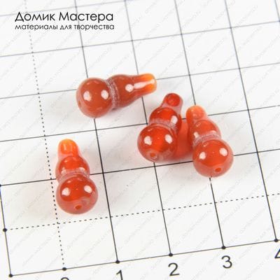 K-Bus-000877 - агат, комплект бусин, сердолик, 16х8мм, натуральный камень