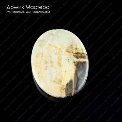 K-Bus-000878 - агат, бусина, тонирован, натуральный камень, 37х29х4мм