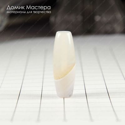 K-Bus-000880 - агат, бусина, натуральный камень, 29,5х10мм