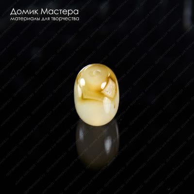 K-Bus-000913 - агат, бусина, натуральный камень, 12х18х11мм