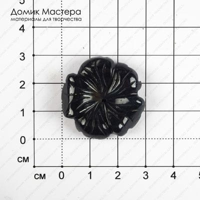 K-Bus-000937 - яшма, бусина, натуральный камень, резная, 29х6мм
