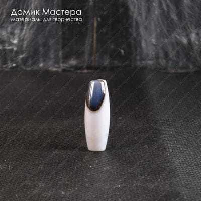 K-Bus-000946 - агат, бусина, натуральный камень, 29х10мм