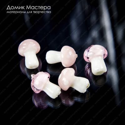K-Bus-000984 - бусина, стекло, ручная работа, 13х10мм