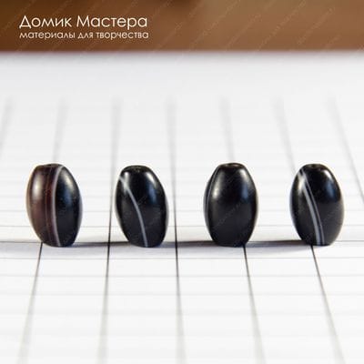 K-Bus-001017 - агат, набор бусин, натуральный камень, 12х8мм