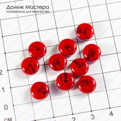 K-Bus-001018 - комплект бусин, акрил, 10х3,5мм