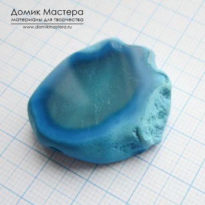 K-Bus-001051 - агат, бусина, тонирована, срез, 32х26х7мм