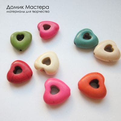 K-Bus-001063 - комплект бусин, акрил, 15х15мм