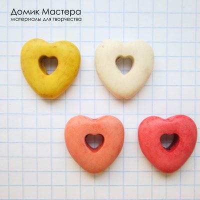 K-Bus-001066 - говлит, тонирован, комплект бусин, 20х20мм