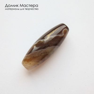 K-Bus-001071 - агат , бусина, натуральный камень,   29х10мм