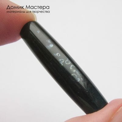 K-Bus-001079 - агат, бусина, натуральный камень, тонирован, 33х8мм
