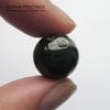K-Bus-001093 - агат, бусина, натуральный камень, тонирован, 15мм