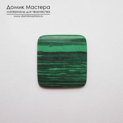 K-K-000238 - кабошон, ювелирный пластик, 32х30х3мм