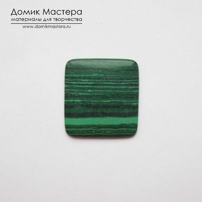K-K-000267 - кабошон, ювелирный пластик, 32х30х3мм