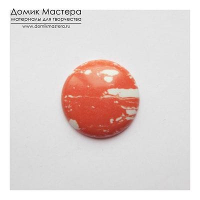 K-K-000508 - кабошон, ювелирный пластик, 25х4мм