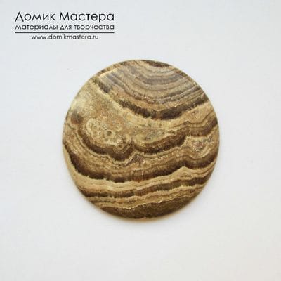 K-K-001053 - арагонит, кабошон, Африка, 51х4мм