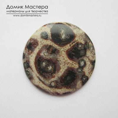 K-K-001345 - яшма, Мадагаскар, кабошон, 45х4мм