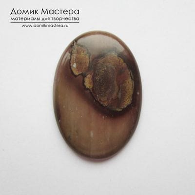 K-K-001433 - яшма, кабошон, Африка, 38х26х5мм