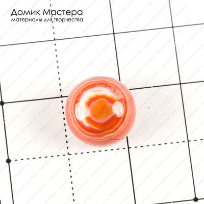 K-K-001611  - агат, око, кабошон, тонирован, 12х9мм