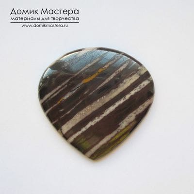 K-K-001614 - джеспилит (яшма), кабошон, Африка, натуральный камень