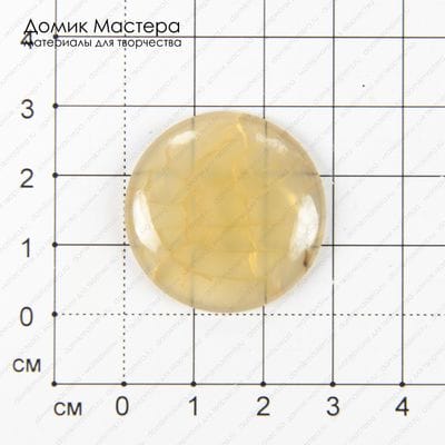 K-K-001656 - агат, тонирован, кабошон, 29,5х5мм