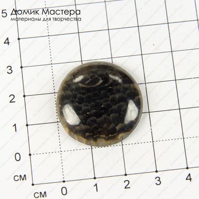 K-K-001658 - агат, кабошон, тонирован, 29х5мм