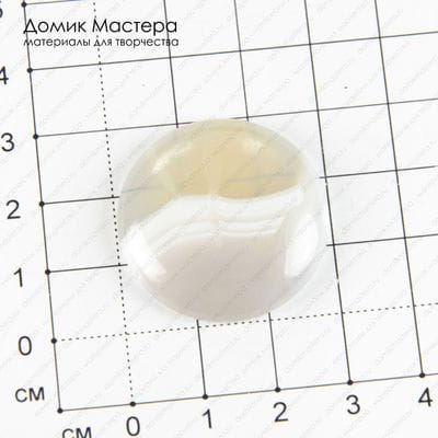 K-K-001678 - агат, кабошон, натуральный камень, Ботсвана, 30х5мм