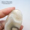 K-K-001679 - агат, кабошон, натуральный камень, Ботсвана, 56х33х5мм
