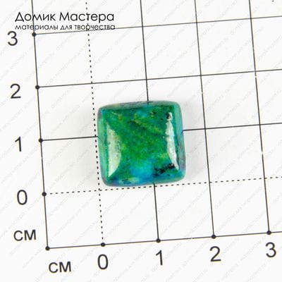 K-K-001689 - ювелирный пластик, кабошон, 15х5мм