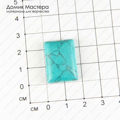 K-K-001690 - ювелирный пластик, кабошон, 25х17х5мм